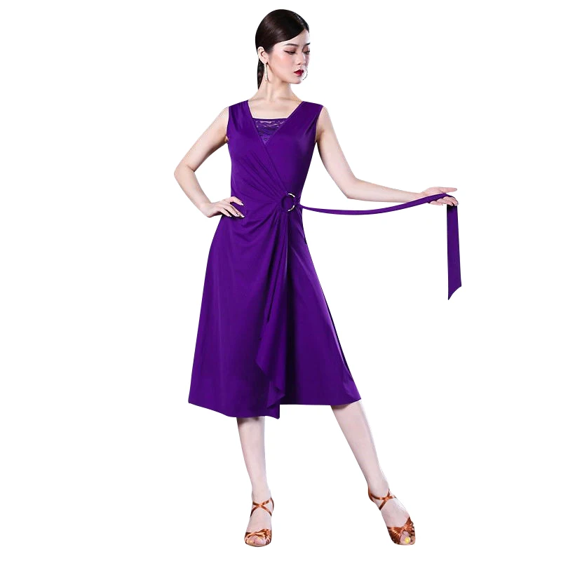 Sleeveless Dance Wear Spring and Summer New Latin Dance Dress With Short Skirt Samba Sexy Rumba Skirts Line Clothing Suit Women