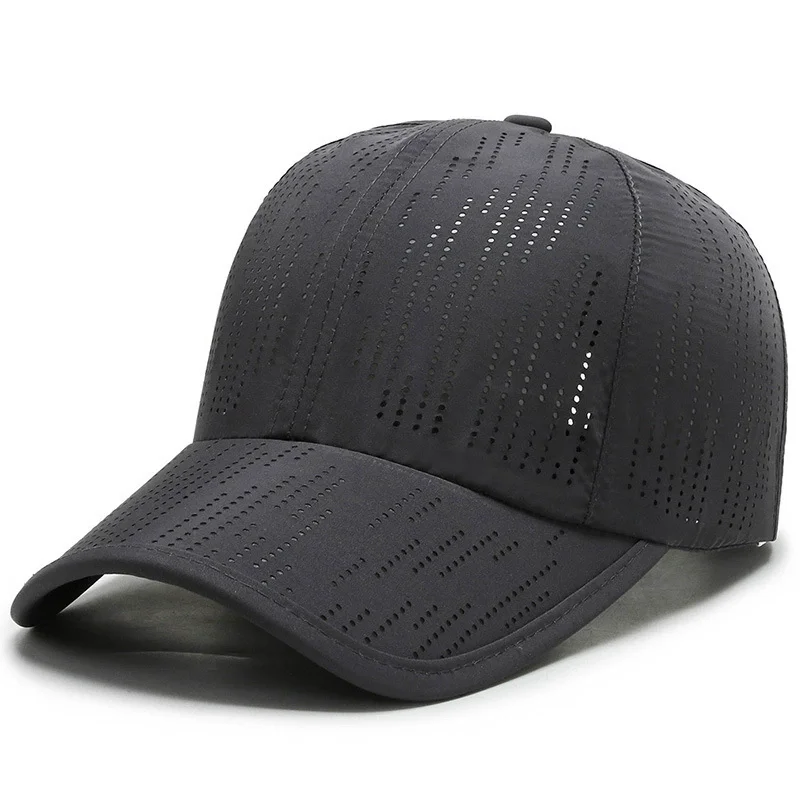 Summer Mesh Breathable Baseball Cap Quick Dry Sweat Absorbing Unisex Adjustable Outdoor Running Fitness Sun Hat