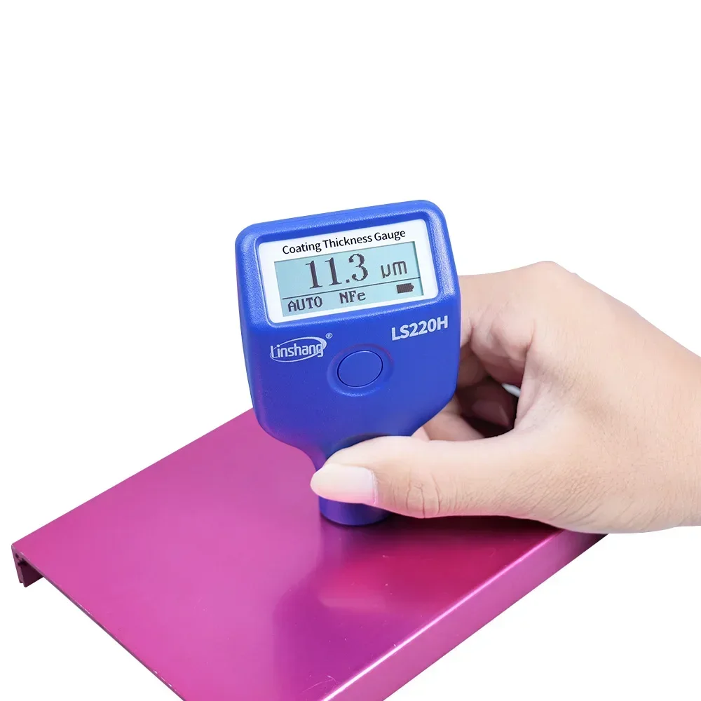 2026/Custom LS220H Hall Eddy Current Fe/NFe Copper Coating Thickness Tester  Coating Thickness Gauges