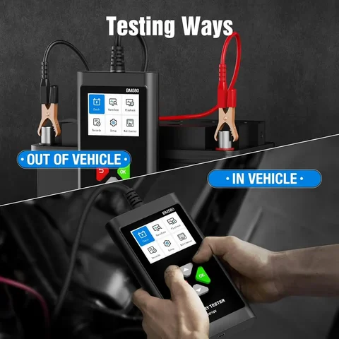OBDResource Bilbatteritestare 6V 12V BM580 100-2000CCA Analyserar startspänning Testar batterikapacitet för fordon 6 best sales bm580 - №2