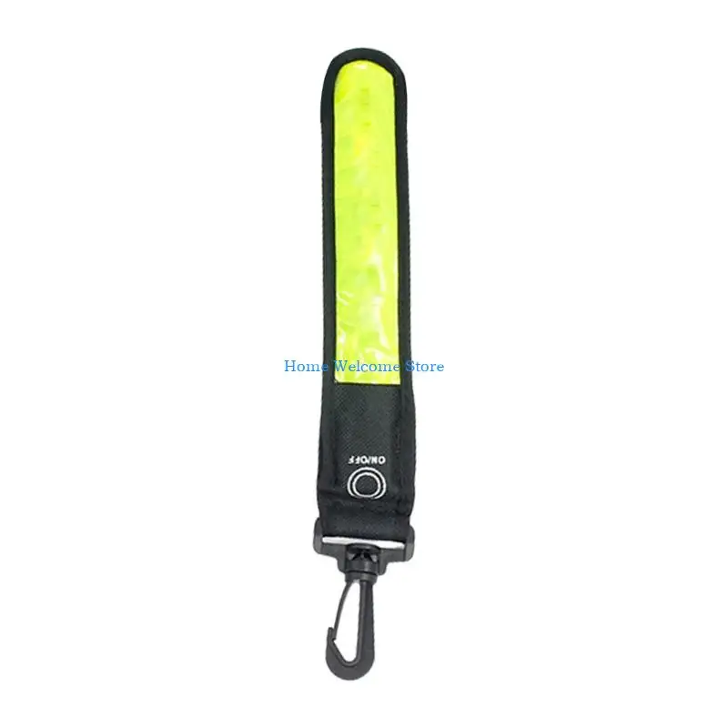 F68E Glowing PVC Ornament Offering Visibilities During Evening Walks Or Bike Ride