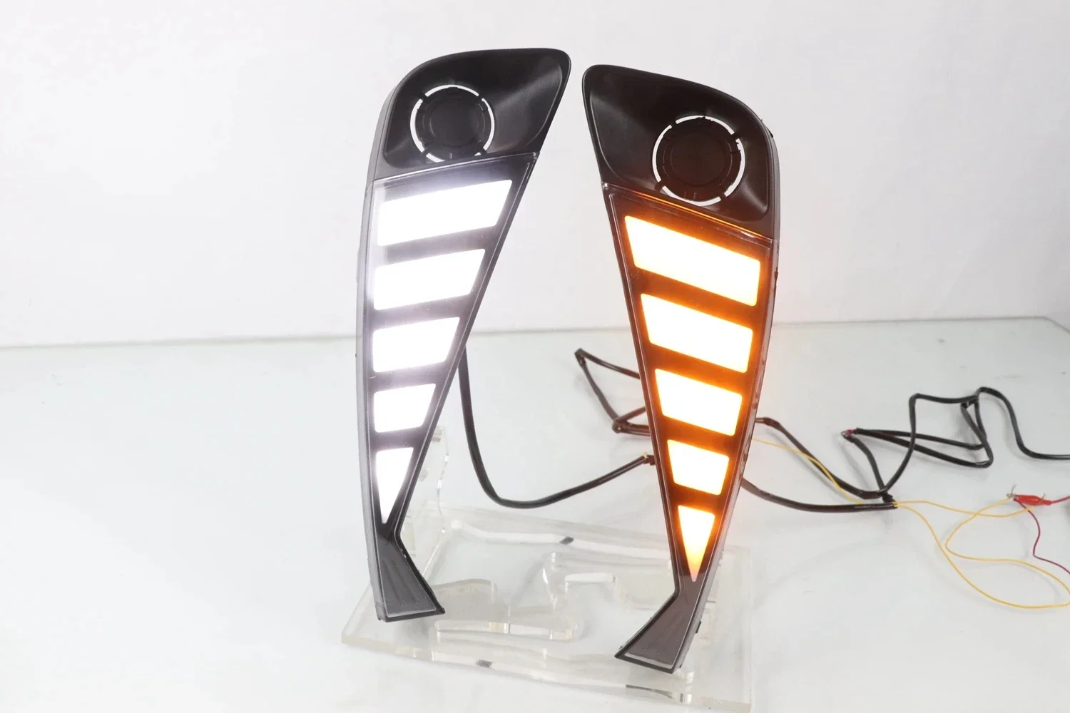 Car LED DRL Daytime Running Light for Toyota CHR 2021 turn yellow signal driving lamp автомобильные товары