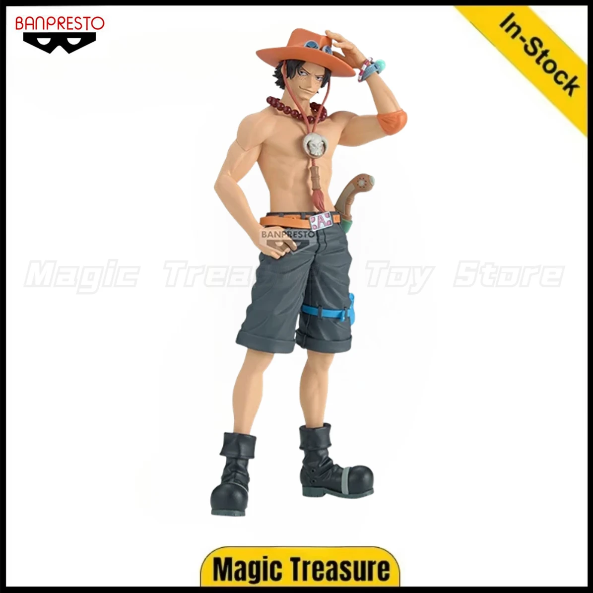 

【In stock】Original BANPRESTO THE GRANDLINE SERIES DXF ONE PIECE PORTGAS.D.ACE Anime Ornaments Collection Model