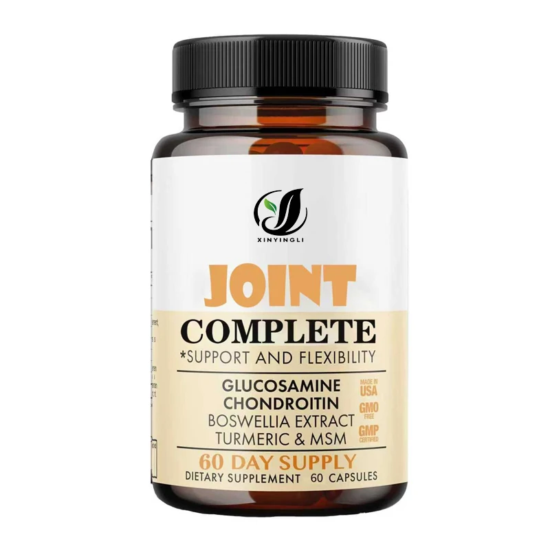 

Glucosamine Chondroitin Sulfate MSM Turmeric 2100mg - Joint Complete Capsules, Advanced Strength Joint Support Supplement
