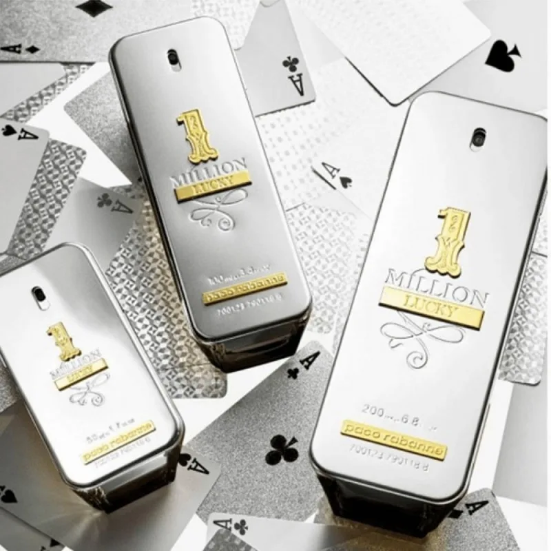 Paco Rabanne Million Lucky Eau de Parfum Homme Spray 100ml Perfumes originales Perfume de madera duradero de alta calidad maquillaje de Colonia