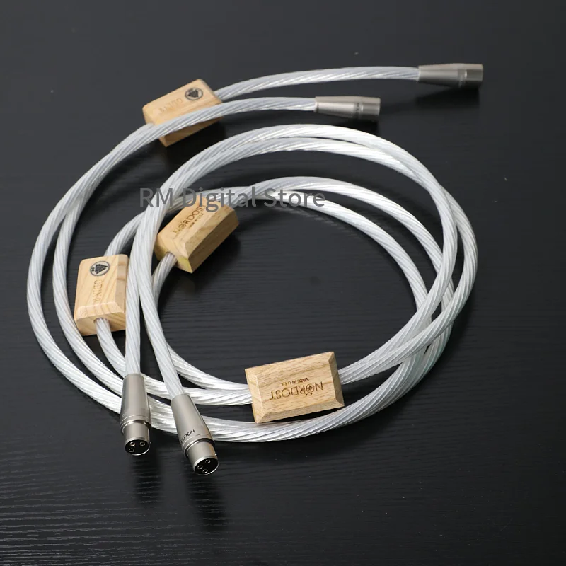 1 pair Nordost ODIN 2 HiFi XLR cable 7n silver plated conductor XLR gold plated male and female terminals