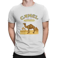 Camel Cigarettes  T Shirt Fashion O-Neck TShirt Polyester Short Sleeve