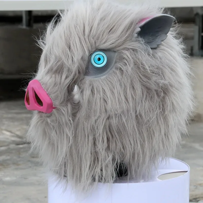 Ghost Slaying Blade Maske Halloween Monster Cosplay Masken Japanische Manga Hirainosuke Schwein Gesichtsmaske Anime Spielen Requisiten Schweinekopf Maske