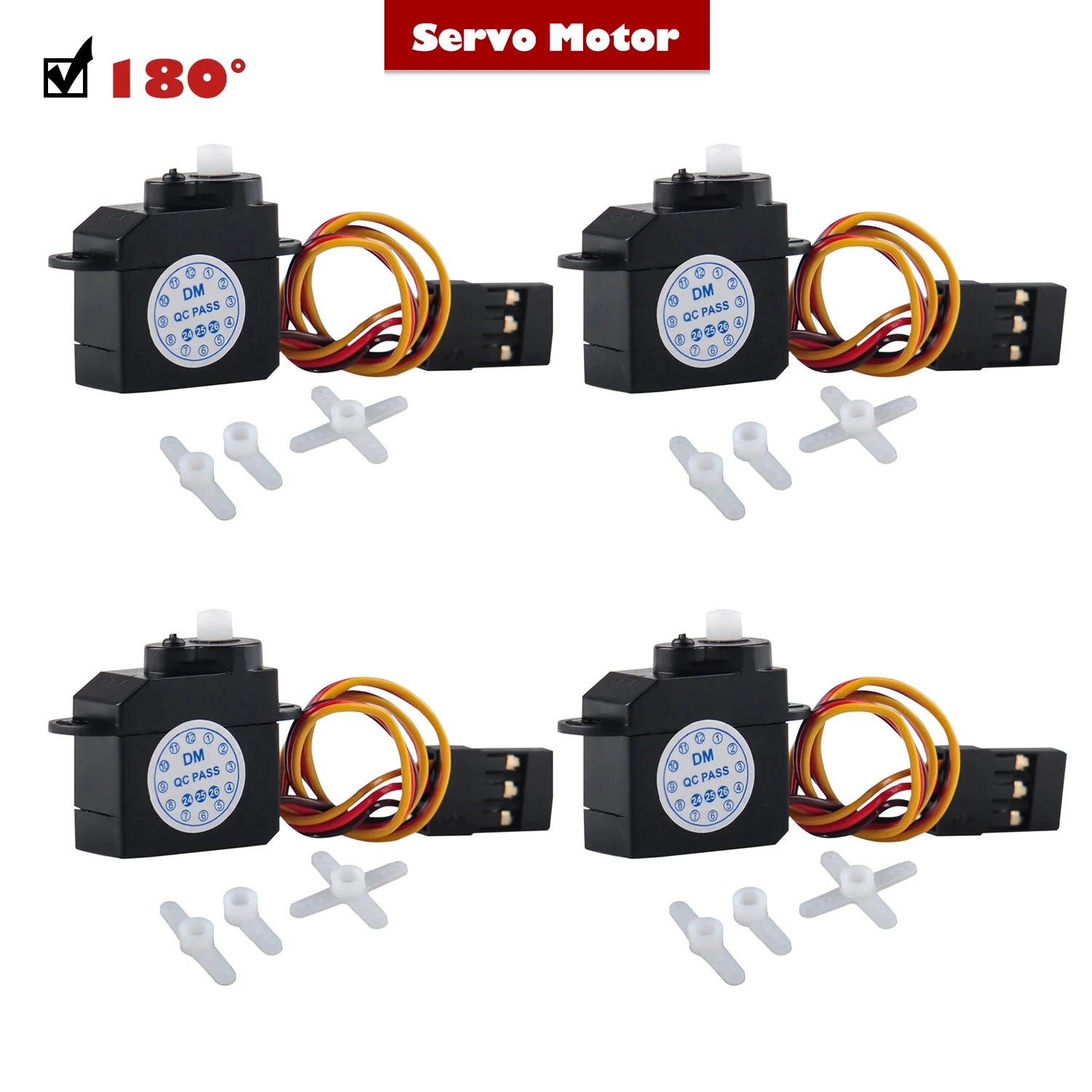 

1/2/4 шт. DM-S0020 2,1 г RC Микро Сервопривод 180 градусов 4,8 В-6 В Sub Mini Servos Двигатель для радиоуправляемых самолетов Hobby Запчасти JR Разъем 4,8 В-6 В