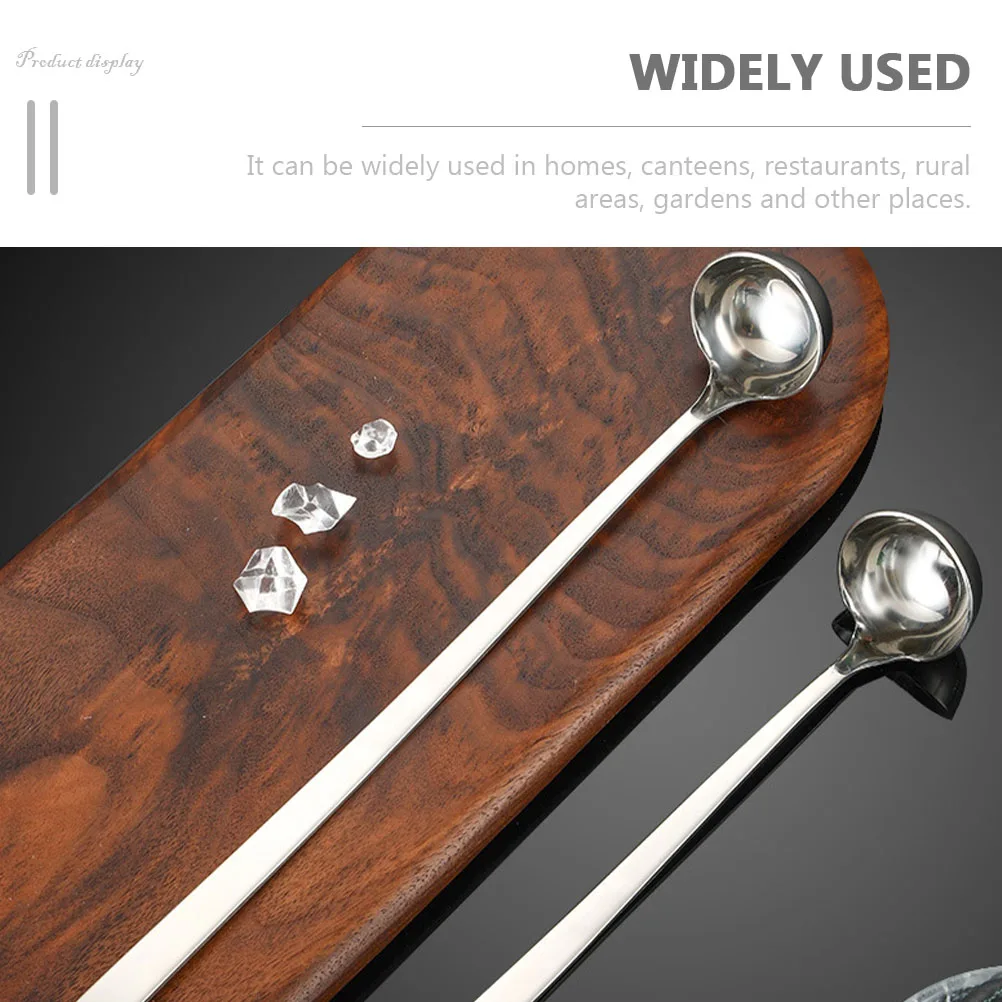 

Stainless Steel Long Handle Ladle Multi Function Water Spoon Soup Scoop Kitchen Tool Soup Spoon Wok Utensils Wok Ladle