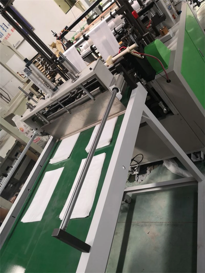 Factory Sales Double-layer Four-line Bottom Sealing Plastic Bags Forming Machine Automatic Shopping Bag Making Machines Whenzhou