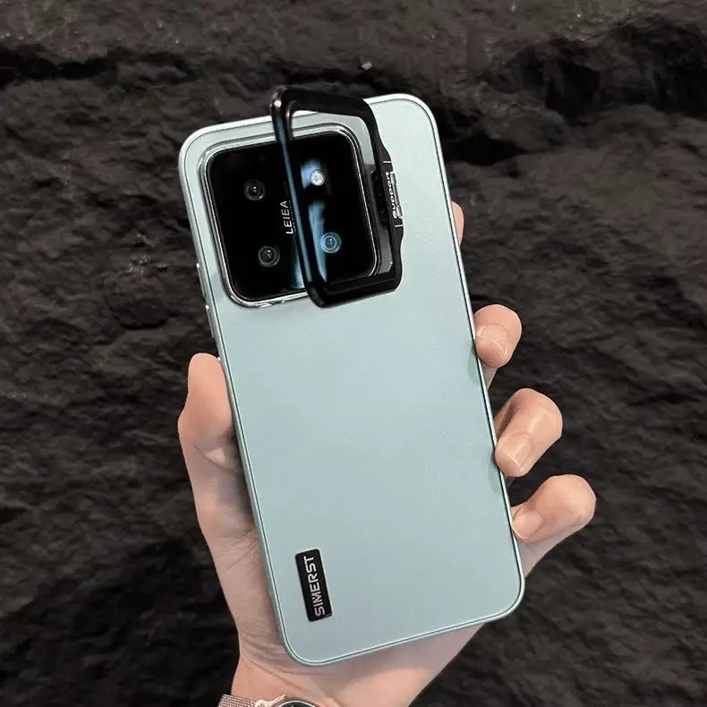 

For Xiaomi 15 14 Pro Case Simple One-Piece Invisible Lens Holder Acrylic Skin-Friendly Drop-Proof Cover For MI 15 14 Pro Funda