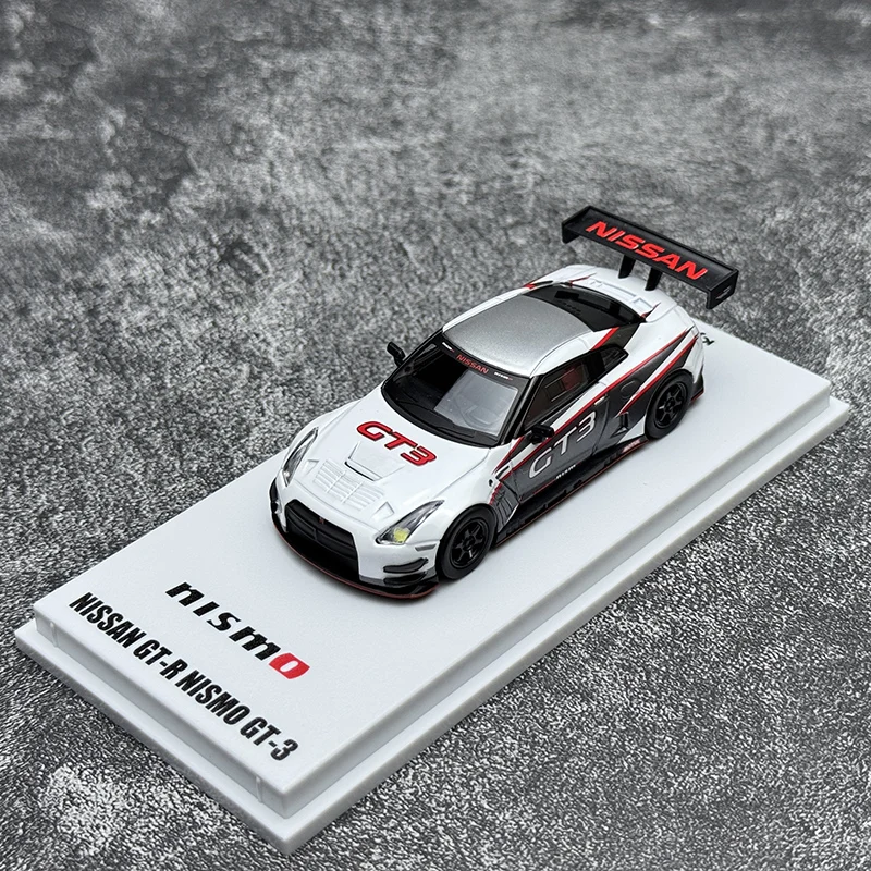 

KYOSHO 1:64 Scale Diecast Alloy Nissan GTR R35 GT3 Nismo Racing Toys Cars Model Classics Adult Gifts Souvenir Static Display