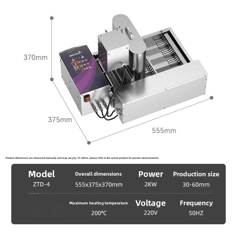 Automatic Donut Machine Stainless Steel Thickened Large Capacity Machine Fryer Food Baking Equipment
