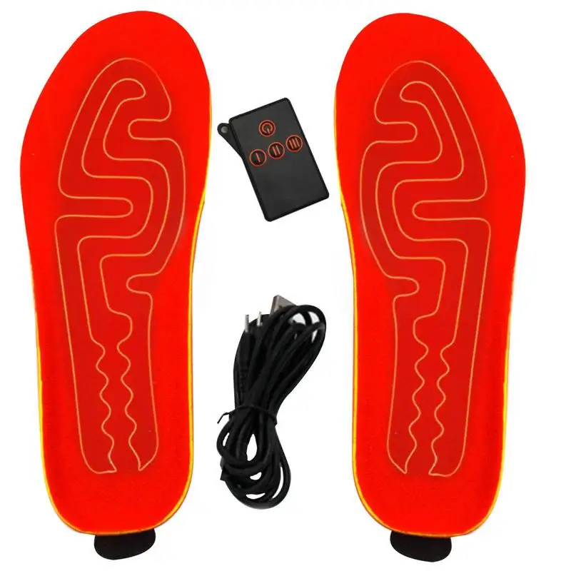 Heating Insole Heated Insole For Men Women Rechargeable Electric Heated Shoes Boots Inserts For Women Men Wireless Foot Warmer