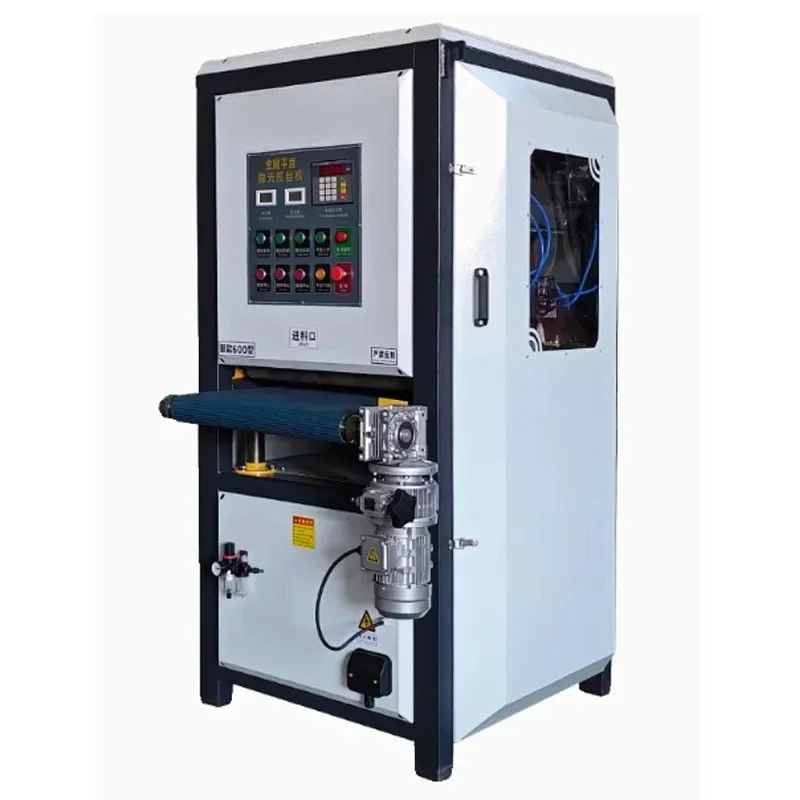 600Industrial Automatic Metal Polisher Surface Finishing Machine with Core Motor Engine Gear-Metal Polishing Equipment