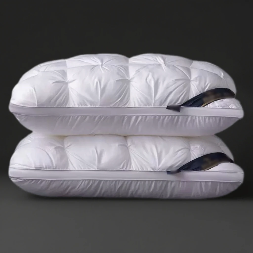 

1pcs Extra-Large Luxurious Hotel Quality Pillows, 900g, 19x29 Inches - Deep Sleep Neck Support, Non-Collapse High Pillow