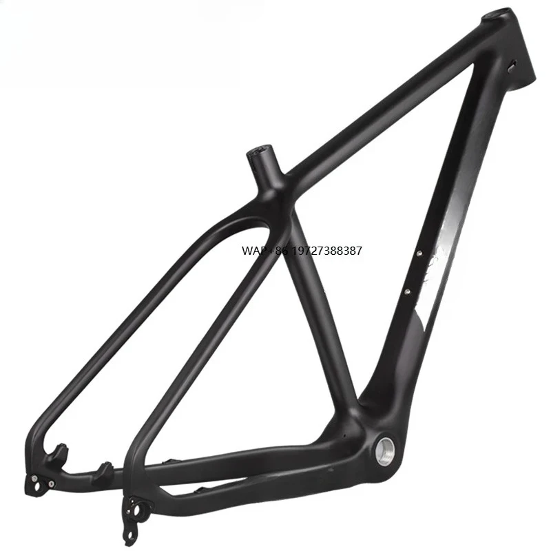 

New Snow Carbon Fat Bike Frame Hook Rear Space 190mm Axle Thru Rear Space 197mm 26*4.8 Tires Snow Carbon Bike Frame and Fork