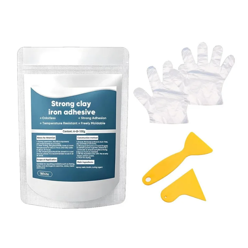 Epoxy Putty Repair Filler Quick Setting for Filling Cracks Holes Wood Metal Concrete Multi Surface Repair