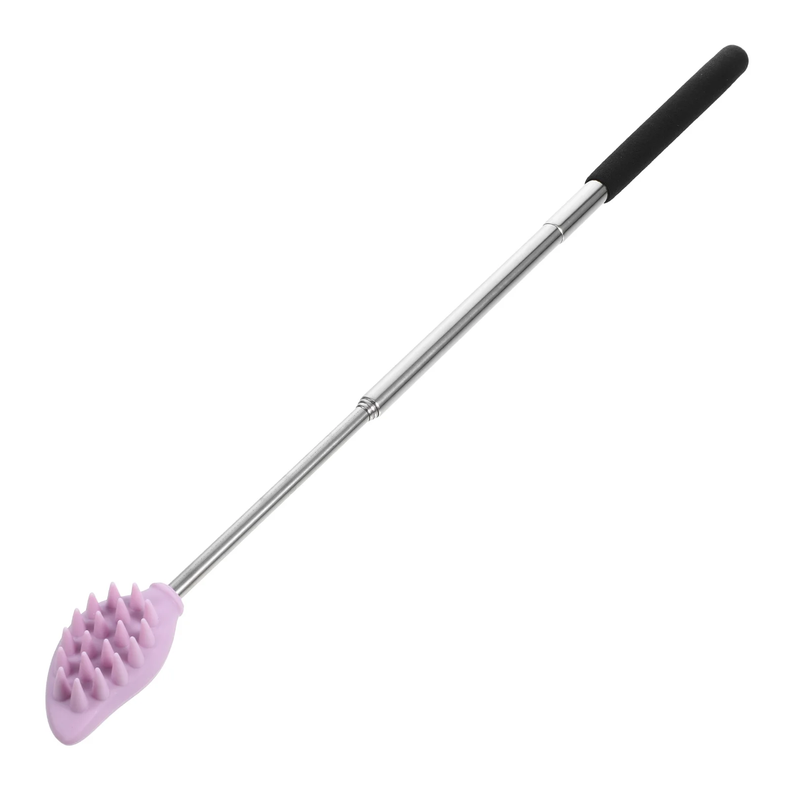 

Massage Brush Pink Retractable Long Handle Portable Back Scratcher Claw Lightweight Easy Use Carry Store Travel Daily Life