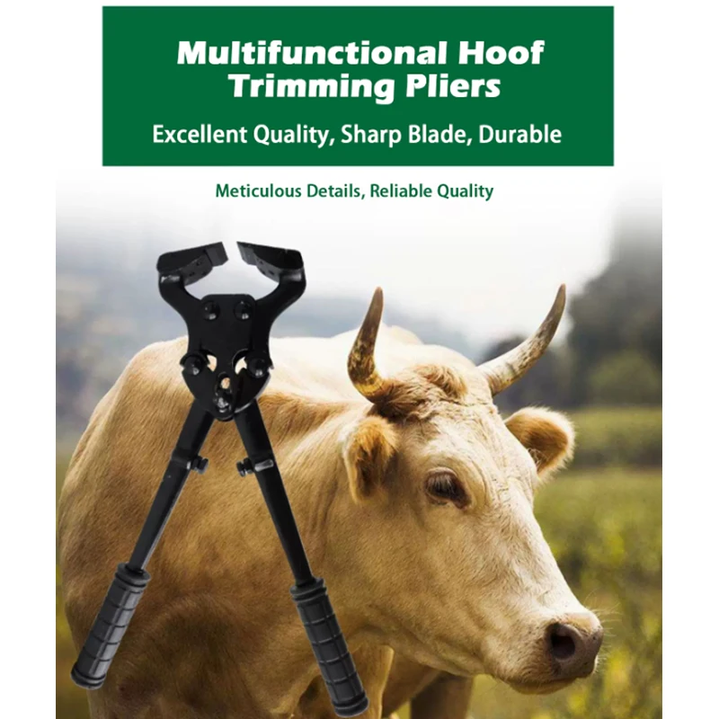 Cattle Multi-functional Hoof Repair Pliers High Strength Aluminum Alloy Hoof Repair Pliers Cattle, Horse and Donkey Hoof Repair