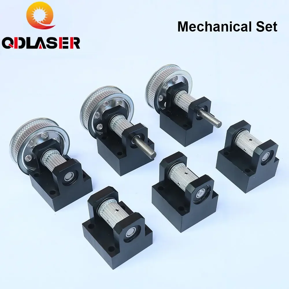

QDLASER Gear Base Set Machine Mechanical Parts Guide Rail Set for Co2 Laser Engraving Cutting Machine
