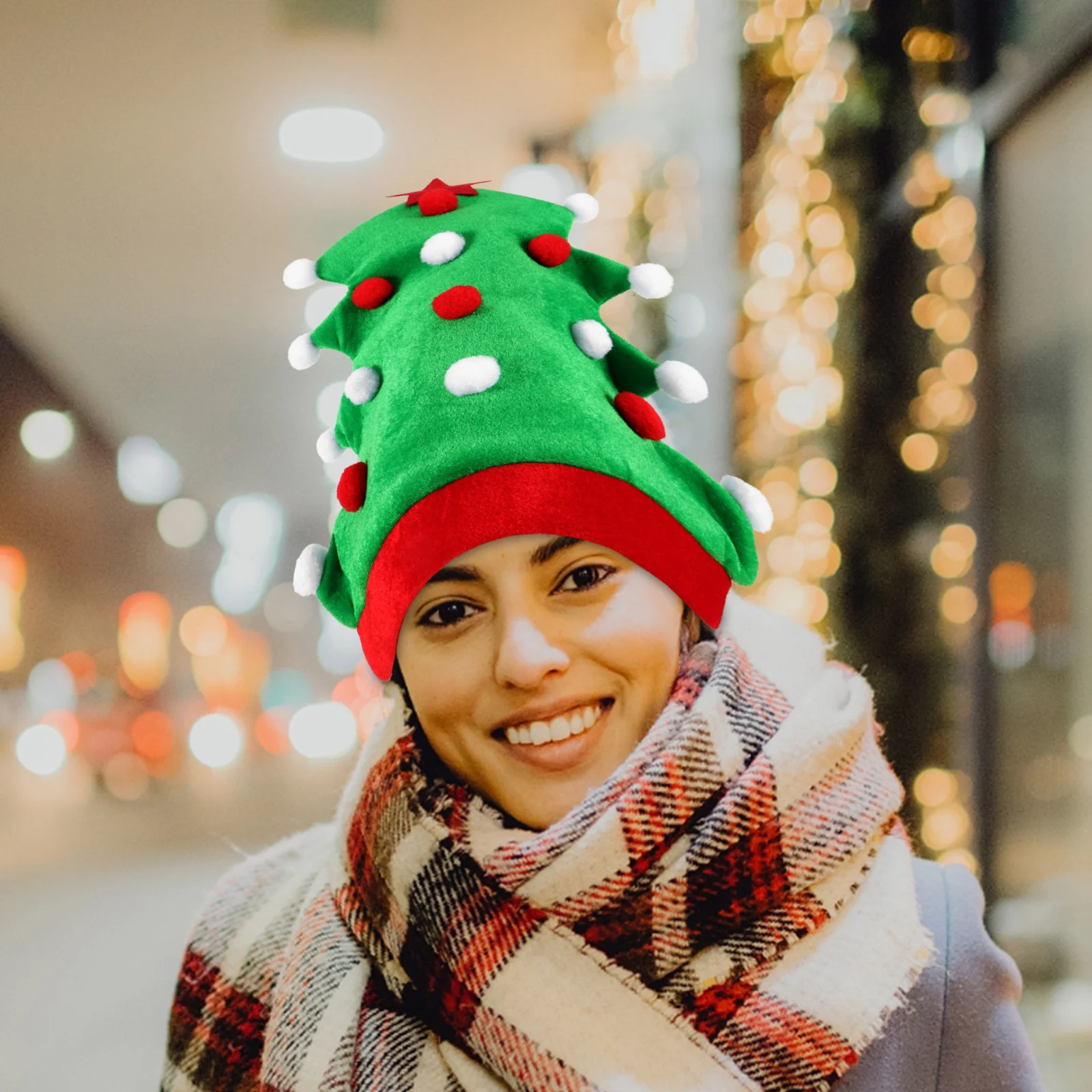 

Christmas Hats Hat Green Adult Costume Party Favor Xmas Headwear Headdress Comfort Material Christmas Hats Adults Proper Size