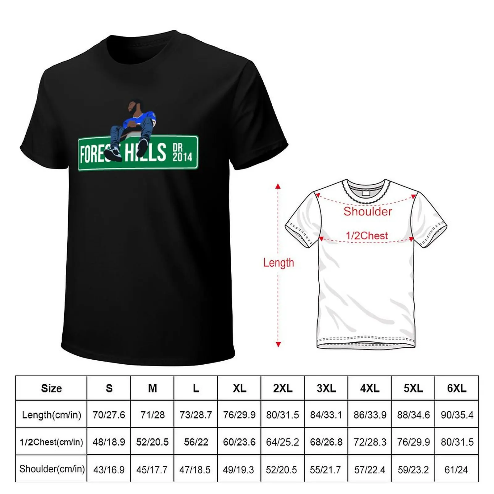 Hills Drive J-Cole 2014 Forest Classic Copy T-Shirt t shirt man designer T-Shirt