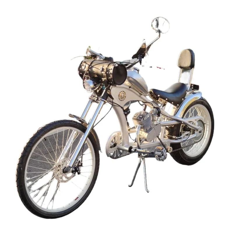 

2-Stroke Retro Harley Bike Fuel 48CC Engine Old Motor Old Retro Bike