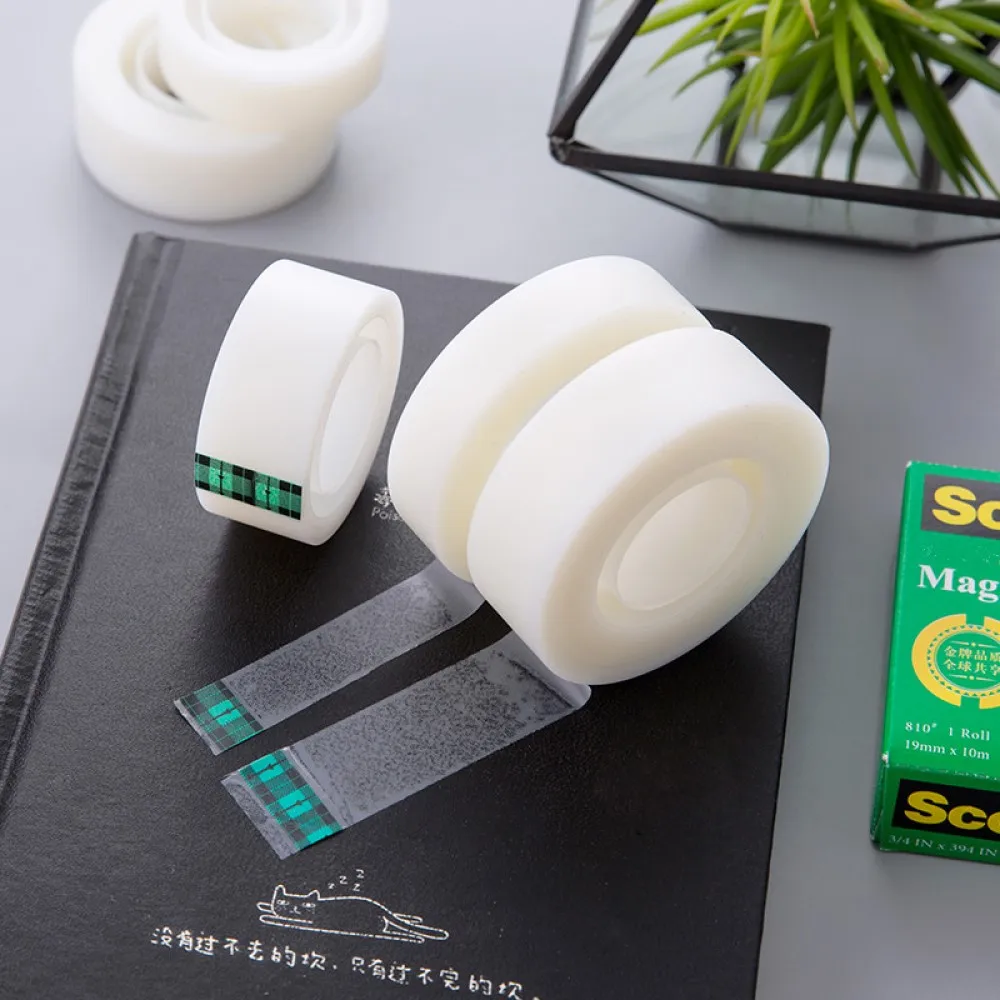 3M 810 Magic Tape 19mmx33m (3/4IN*1296IN) 5pcs/pack Invisable Adhesive Tape Office Supplies