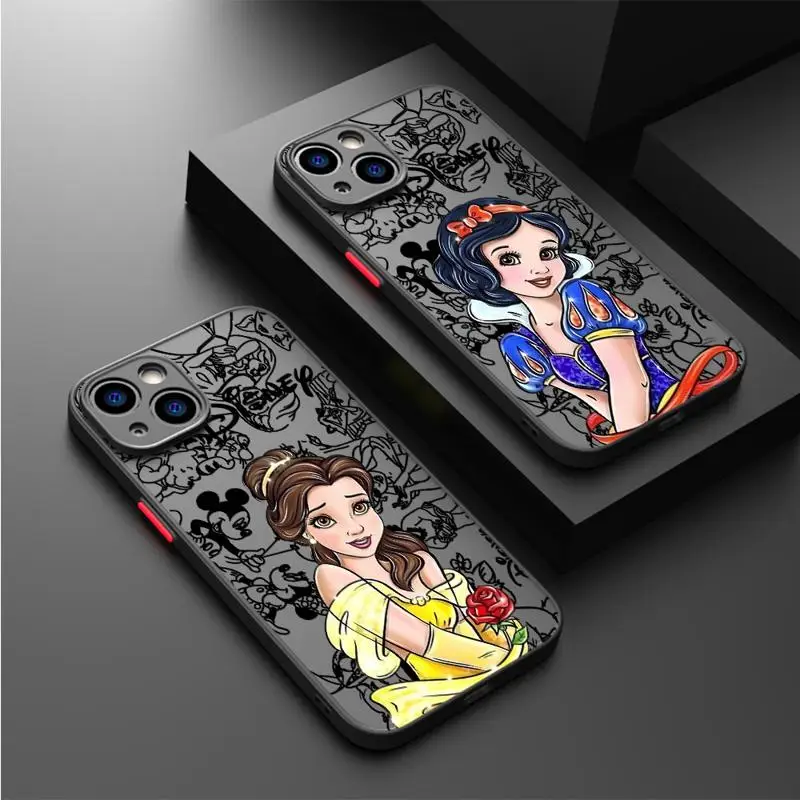 Чехол Disney Princess Jasmine для Apple iPhone 11 13 15 14 Pro Max 12 Mini 7 8 Plus XR X XS SE 6 6S, матовый чехол для телефона на заднюю панель