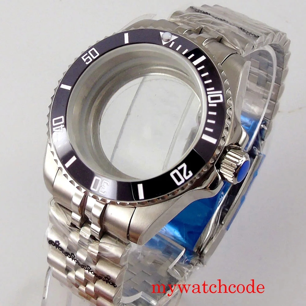 38mm/40mm Waterproof NH34 NH35 Watch Case Steel Watch Part for ETA 2824 PT5000 MIYOTA DG SKX Watch Maker 120clicks Bezel 200M