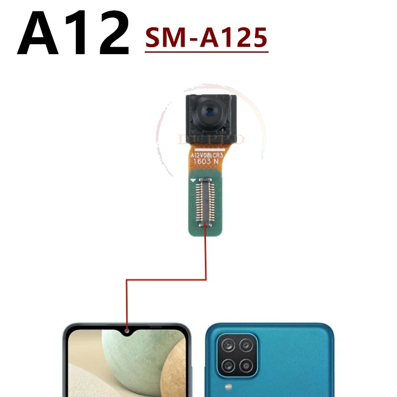 Front Camera For Samsung Galaxy A02 A02S A12 A22 A32 A42 A52 A52S A72 Frontal Selfie Camera Module Facing Spare Parts