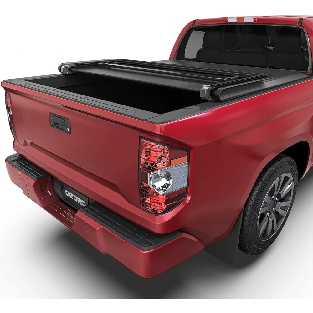 Cover Compatible with 2022 2023 2024 Toyota Tundra(Excl.Trail) 5.5 ft Bed with Deck Rail System