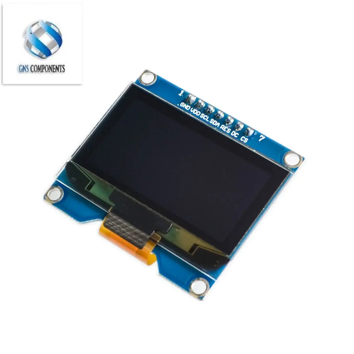 

Wholesale 1.54 inch 7PIN White OLED Screen Module SSD1309 Drive IC Compatible for SSD1306 IIC / SPI Interface 128*64