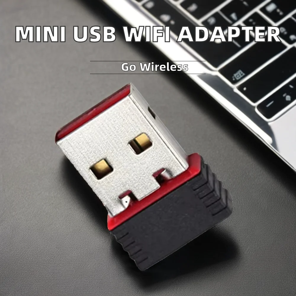 WIFI Adapter 150Mbps  USB Dongle 2.4G  Free Driver Wireless Network Card Adapter Laptop PCIe Interface Type