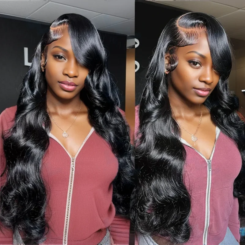 30 inch Body Wave 13x4 Lace Front Human Hair Wig 13x6 HD Lace Frontal Wig Pre Plucked Water Wave Lace Wigs Human Hair 100%