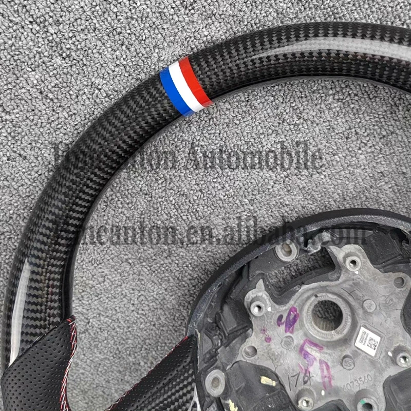Volant en cuir perforé en Fiber de carbone, nouveau produit, vente en gros, Performance M pour BMW Mini Cooper S R56 R61