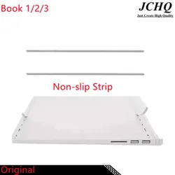 JCHQ Original Non slip Strip For Microsoft Surface Book 1 2 Book3 13.5 15inch Rubber Feet Bottom Non-slip Strip Replacement 1PCS