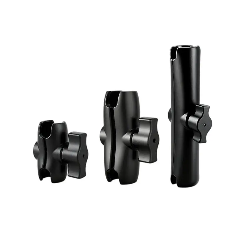 1Pcs Aluminum Alloy Double Socket Arm Anti-corrosion 25mm 1 Inch Ball Arm for RAM Mount ATV GPS Holder Extension