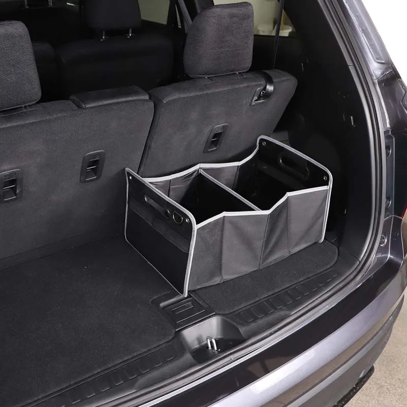 For Honda Pilot Car Trunk Storage Organizer Box Multipurpose Collapsible Lid Portable Car Storage Tool Bag Car Trunk Organizer