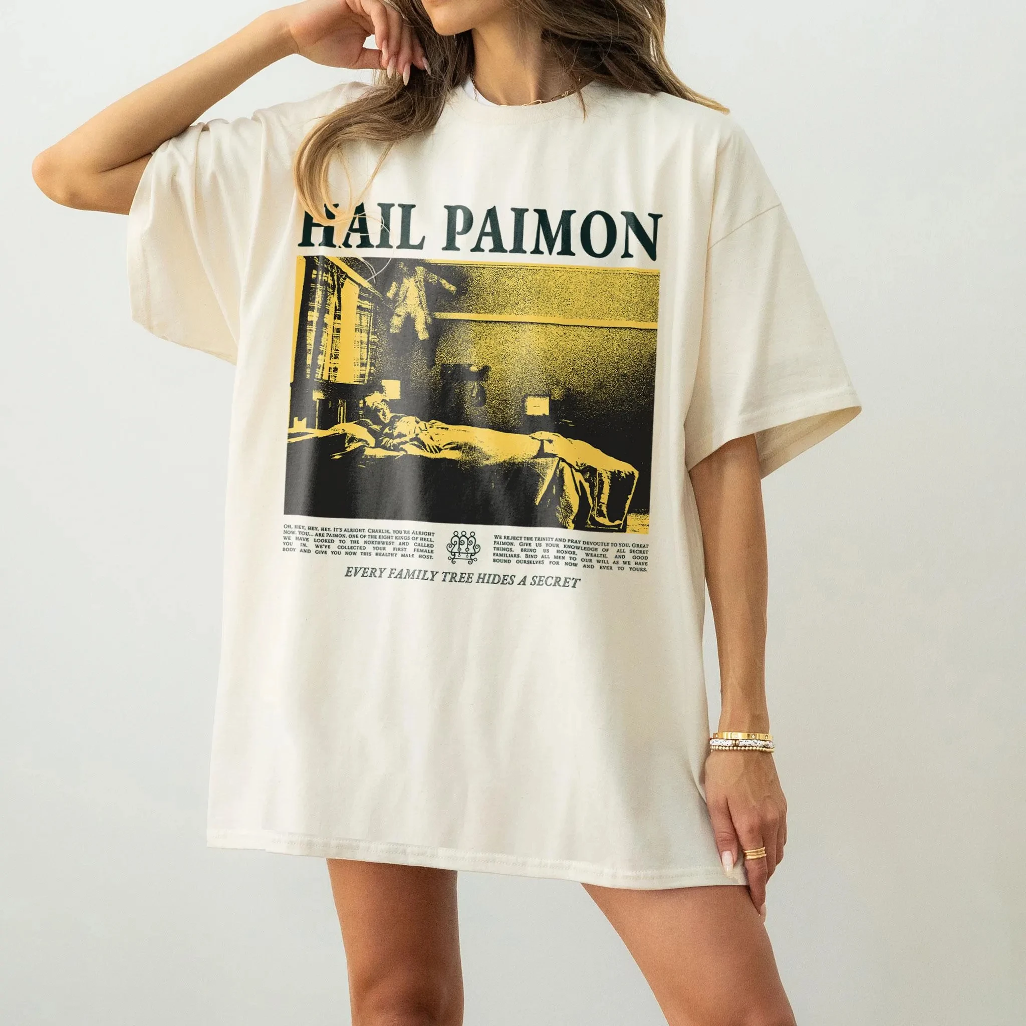 Hereditary T-Shirt A24 Horror Tee Paimon Kultfilm Shirt Ari Aster inspiriertes T-Shirt Horror Fan Geschenk Geschenk für Filmliebhaber