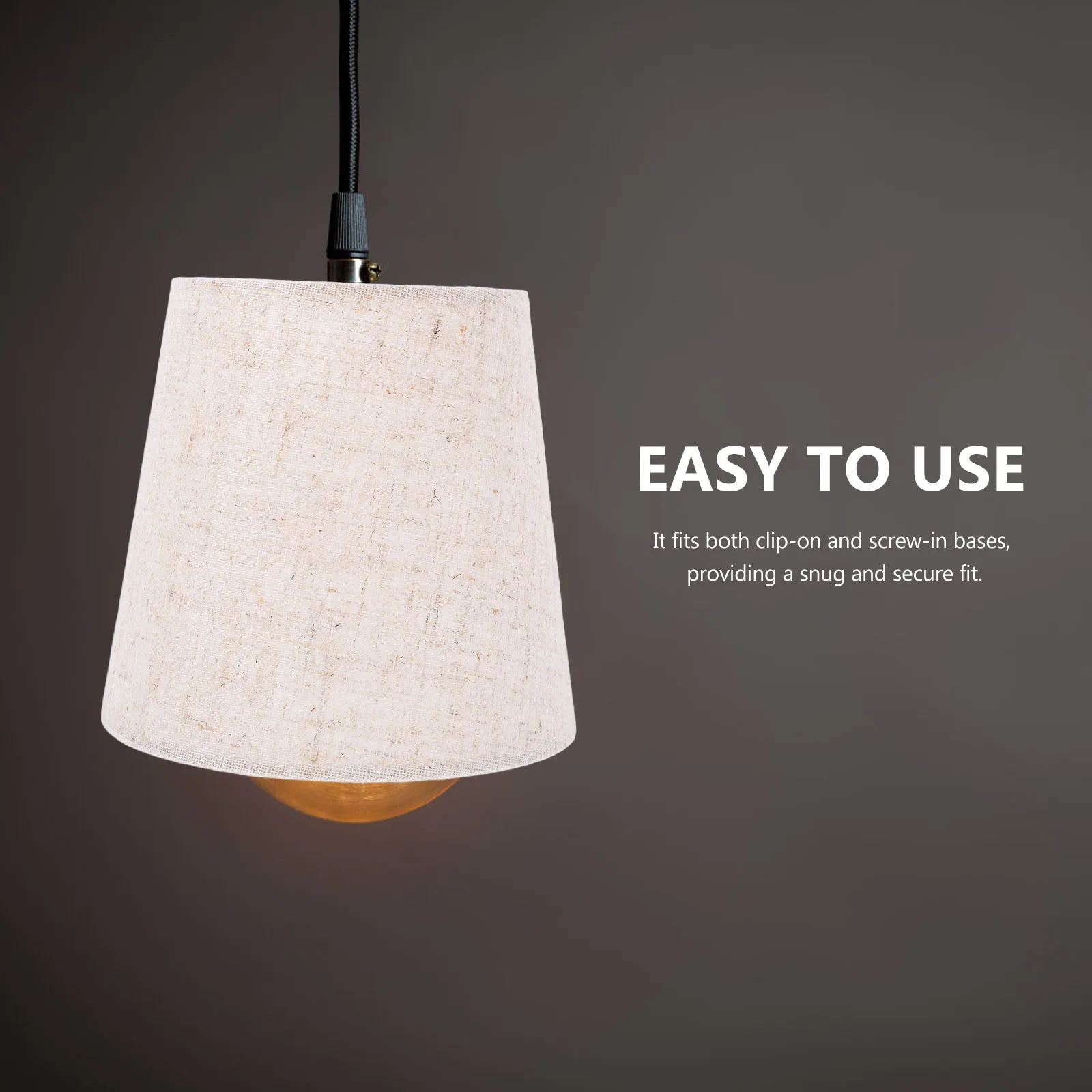 

E14 Lamp Shade Accessories 2.8cm Socket Diameter Desk Table Floor Wall Lamps Linen Fabric Drum Cylindrical Shades Easy