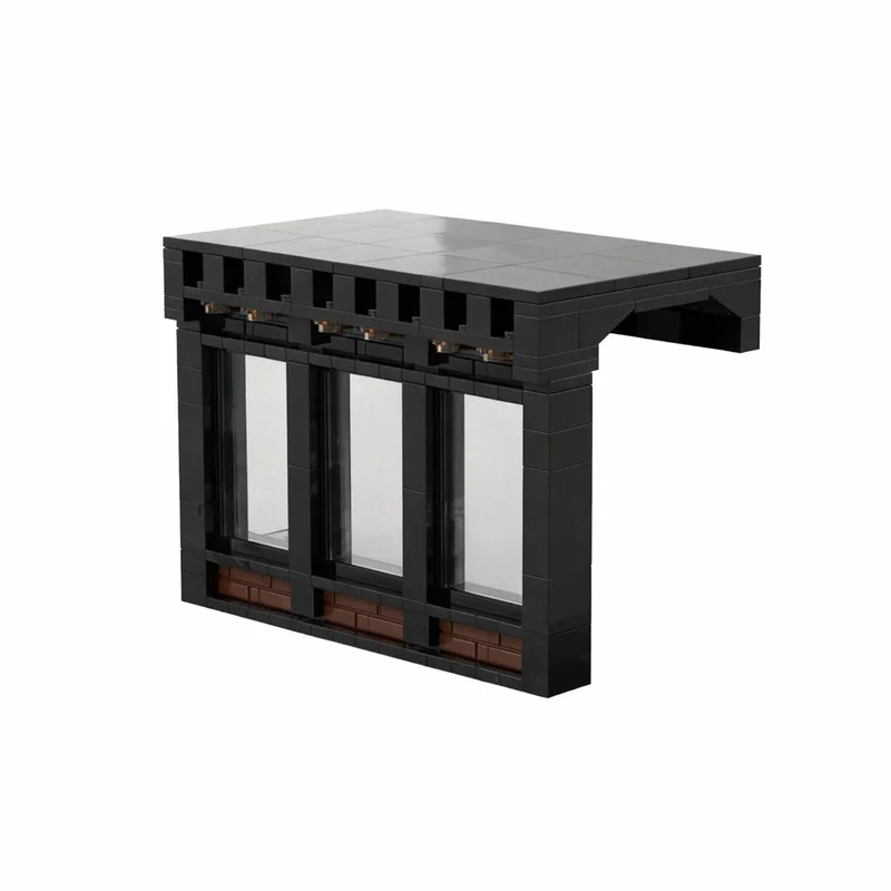 737pcs MOC Subway Entrance Modular 32x32 Modular Buildings Model Building Blocks Christmas Gift Toys Collection Art Display