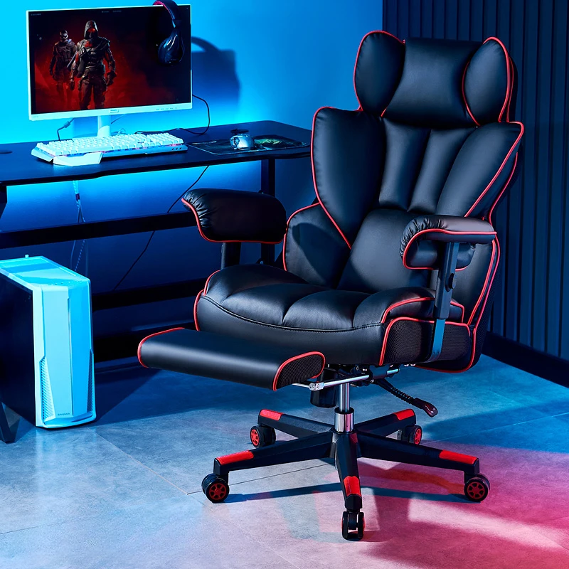 Roterende Relax Gaming-stoel Fauteuil Rugleuning Luie Designer Gaming-stoel Stacaravan Cadeira Gamer Slaapkamermeubilair