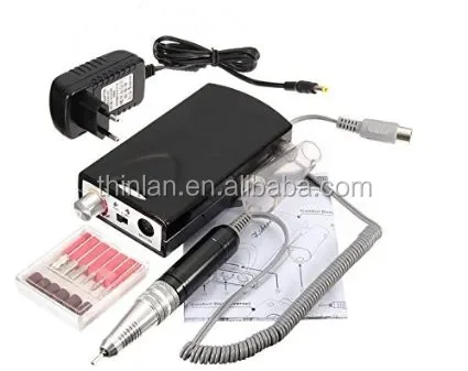 French professional vacuum rechargeable manicure electric nail drill machine 25000rpm strong cordless e file nail drill