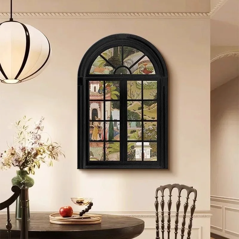 Living room decorative painting TV background wall pendant arch, hanging painting