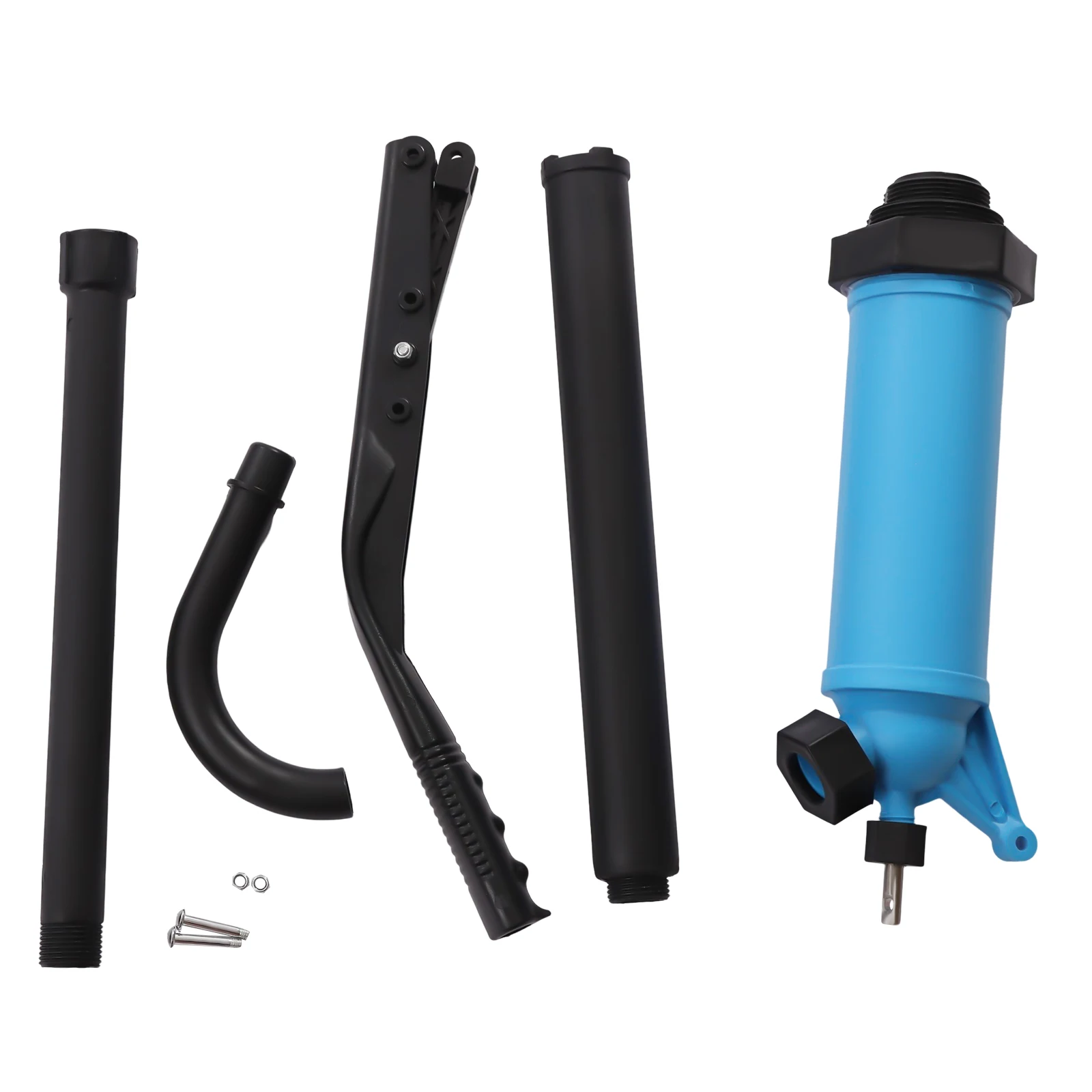 55 Gallon Drum Barrel Pump Hand Diesel Fuel Oil Gas Transfer Pump PP Piston