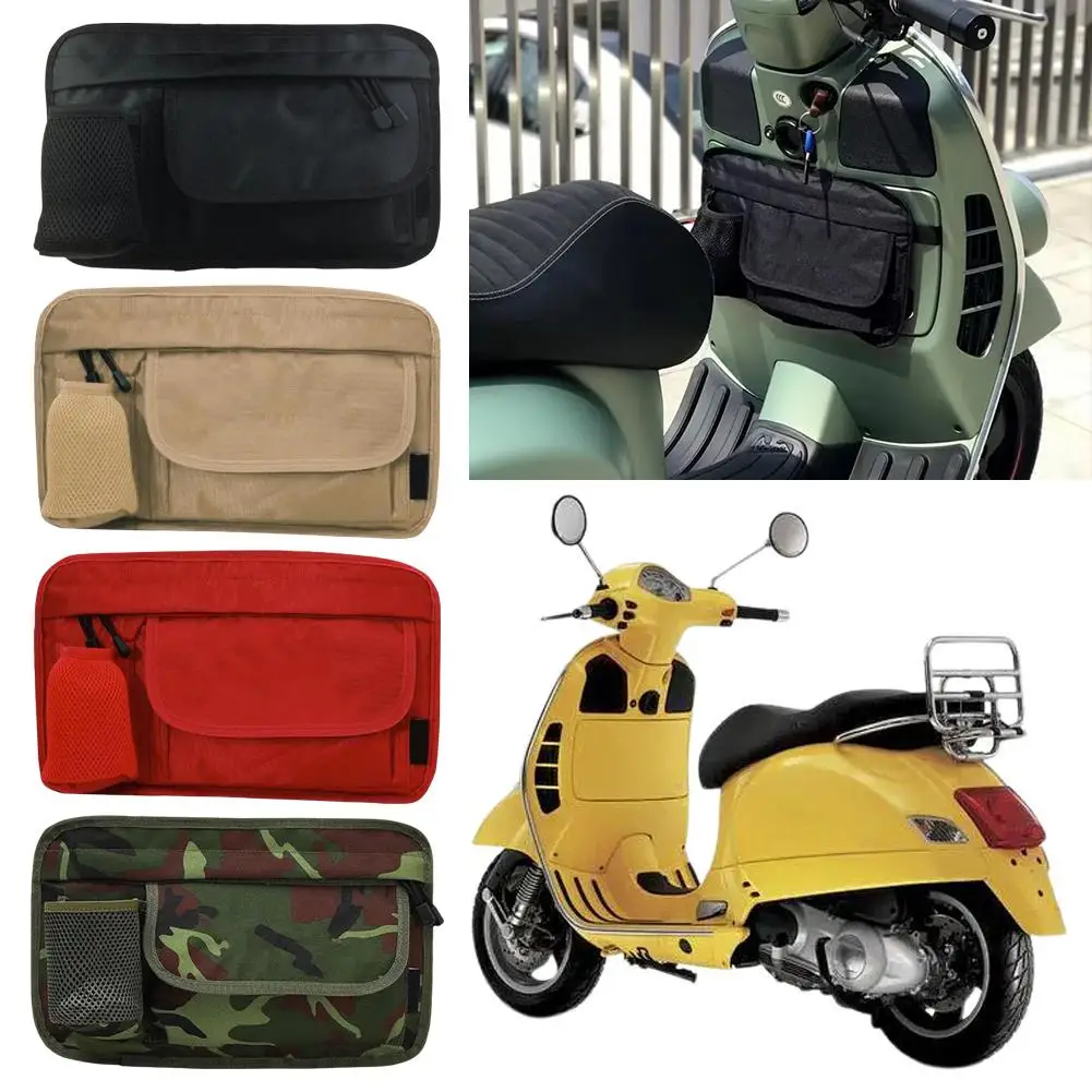 For Piaggio Vespa Scooter GTS LX LXV Sprint Primavera 200 Bags 300 GTS300 Storage Waterproof Canvas 125 150 250 GTS250 Bag F6U7