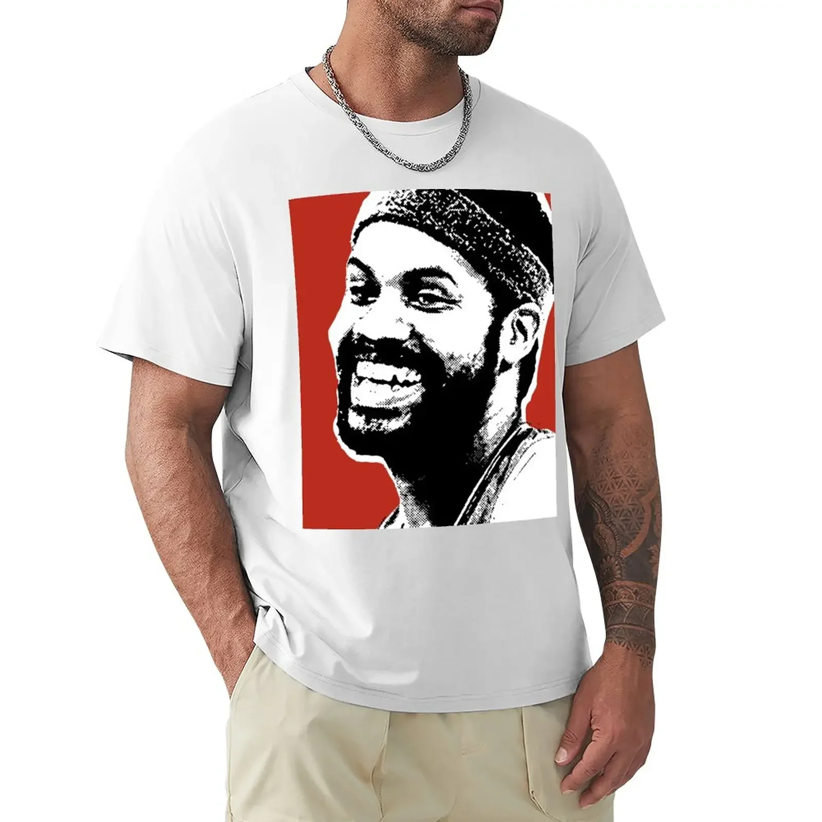 Rasheed Wallace T-Shirt Blouse summer top mens graphic t-shirts big and tall